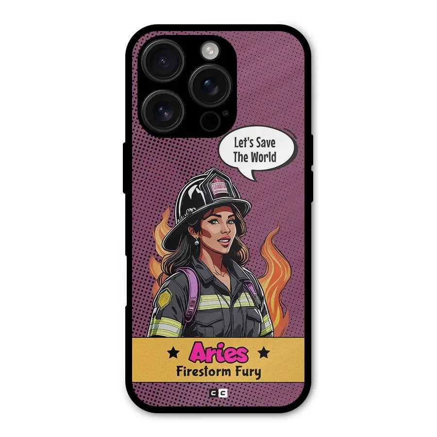 Aries Fury Shockproof Hybrid Protection (Metal + TPU) Back Case Cover CoversCart