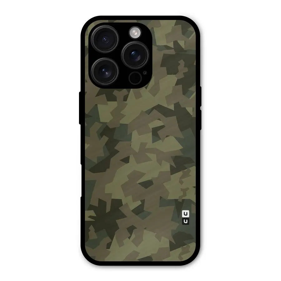 Army Abstract Shockproof Hybrid Protection (Metal + TPU) Back Case Cover CoversCart
