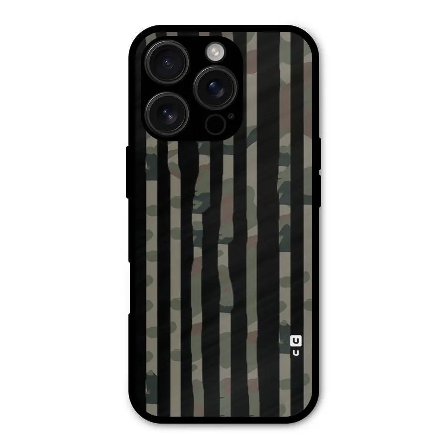 Army Stripes Shockproof Hybrid Protection (Metal + TPU) Back Case Cover CoversCart