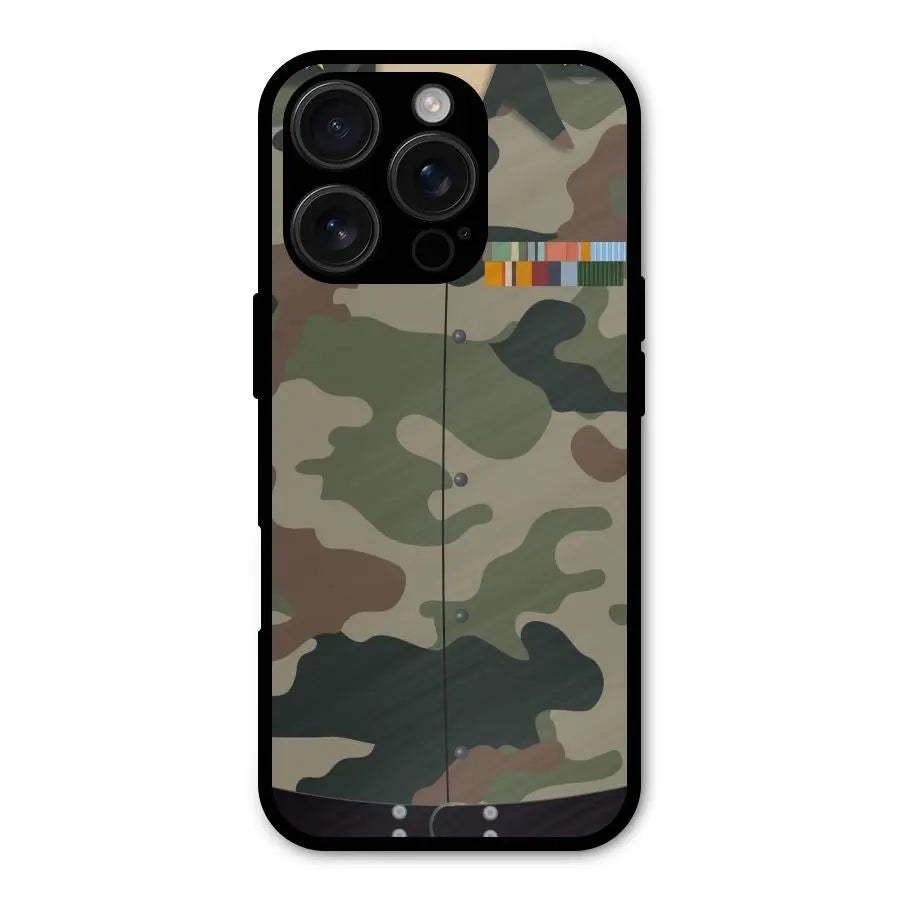 Army Uniform Shockproof Hybrid Protection (Metal + TPU) Back Case Cover CoversCart