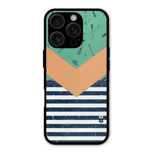 Arrows and Stripes Shockproof Hybrid Protection (Metal + TPU) Back Case Cover CoversCart