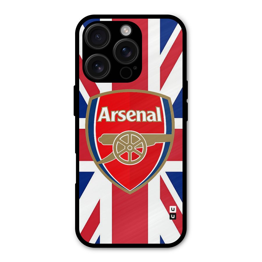Arsenal Flag Shockproof Hybrid Protection (Metal + TPU) Back Case Cover