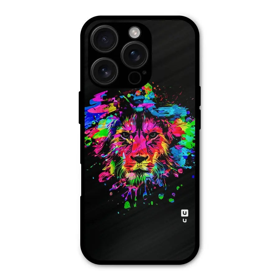 Artistic Lion Art Splash Shockproof Hybrid Protection (Metal + TPU) Back Case Cover CoversCart