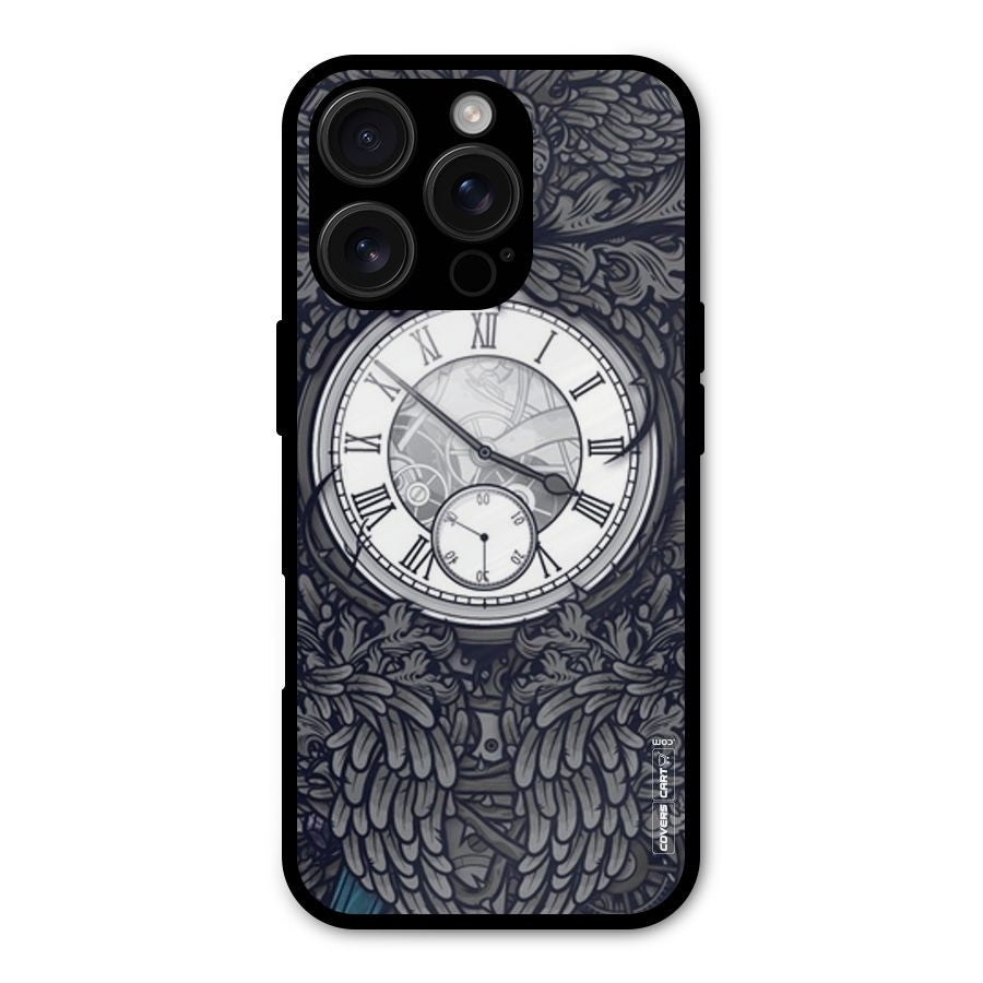Artsy Wall Clock Shockproof Hybrid Protection (Metal + TPU) Back Case Cover