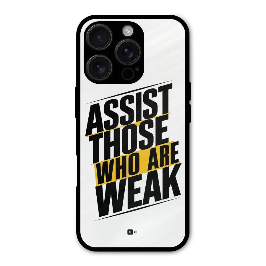 Assist Weak Shockproof Hybrid Protection (Metal + TPU) Back Case Cover CoversCart