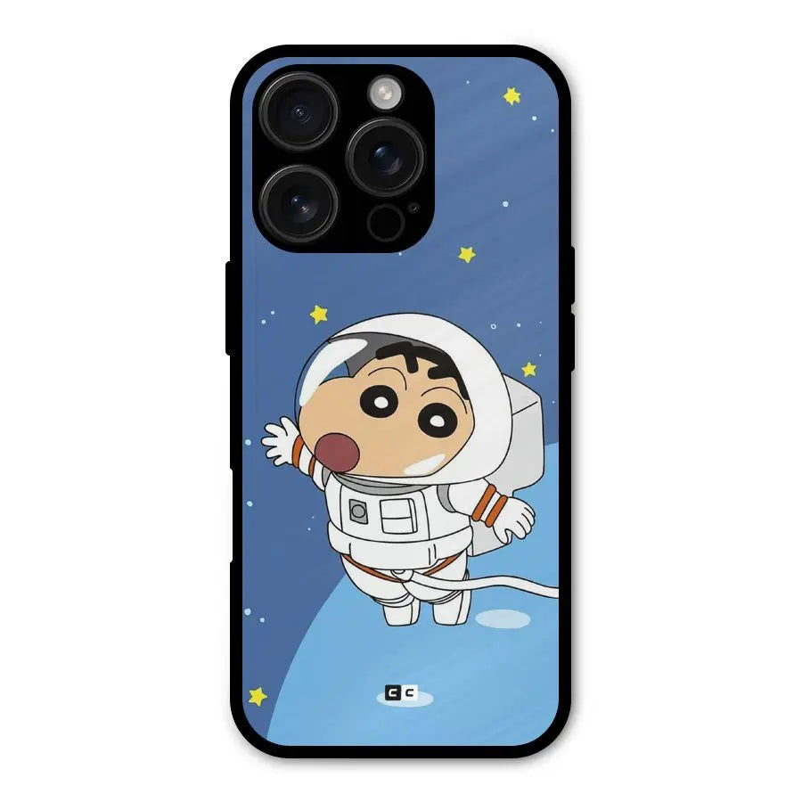 Astronaut Shinchan Shockproof Hybrid Protection (Metal + TPU) Back Case Cover CoversCart