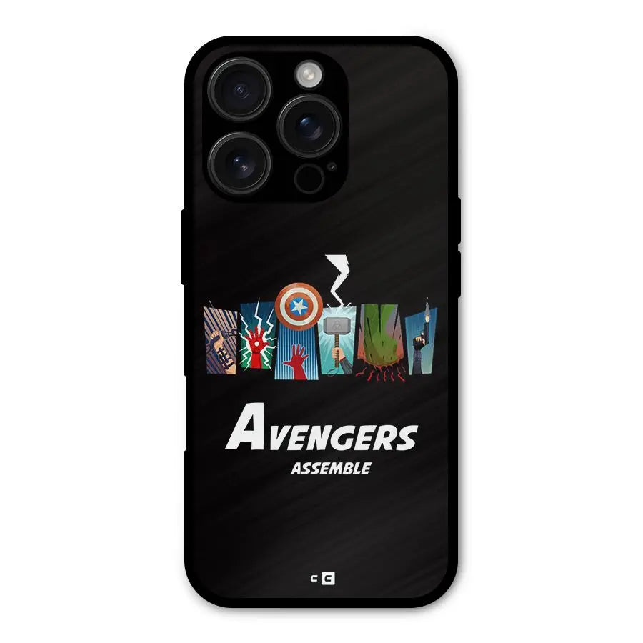 Avengers Assemble Shockproof Hybrid Protection (Metal + TPU) Back Case Cover CoversCart