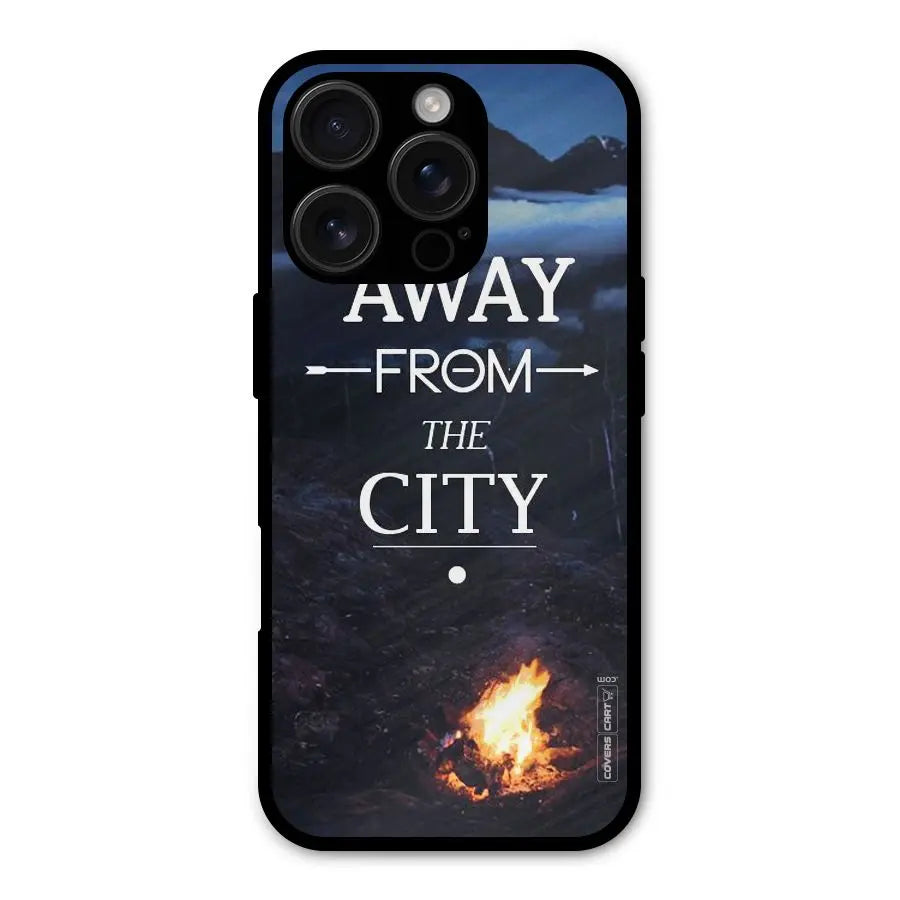 Away From City Shockproof Hybrid Protection (Metal + TPU) Back Case Cover CoversCart