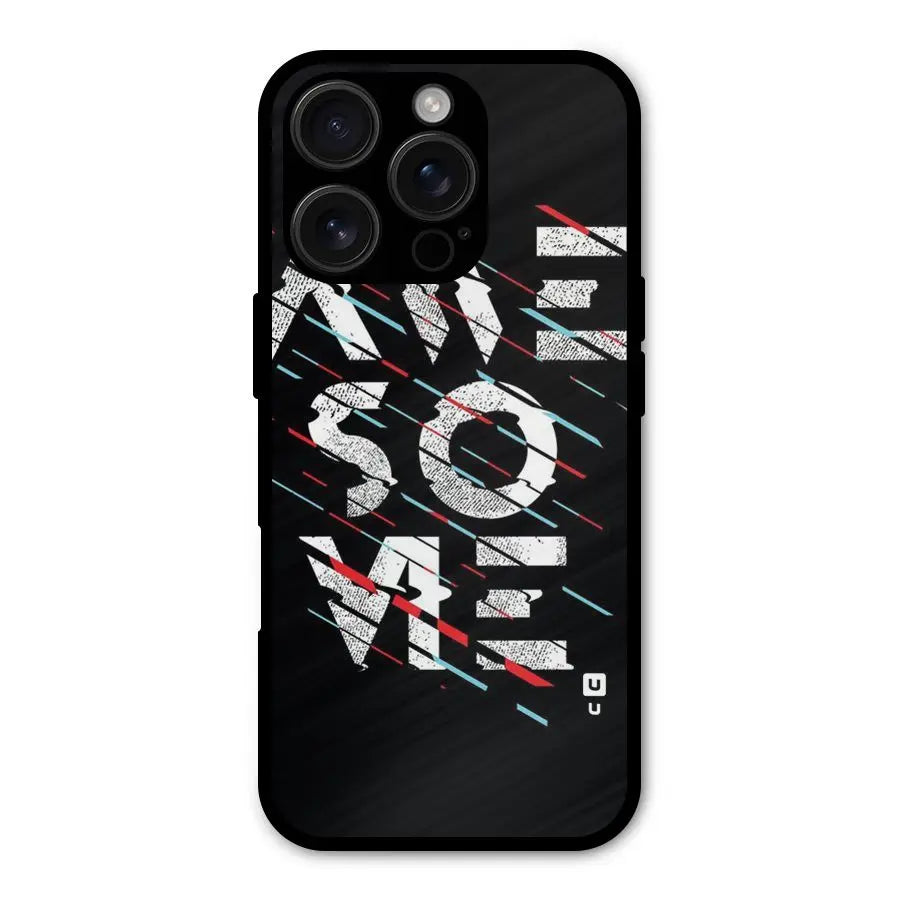 Awesome Me Shockproof Hybrid Protection (Metal + TPU) Back Case Cover CoversCart