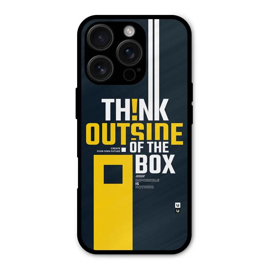 Awesome Think Out Side Shockproof Hybrid Protection (Metal + TPU) Back Case Cover CoversCart