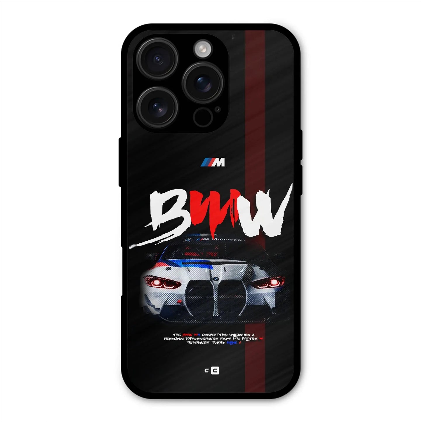 BMW Beast Shockproof Hybrid Protection (Metal + TPU) Back Case Cover