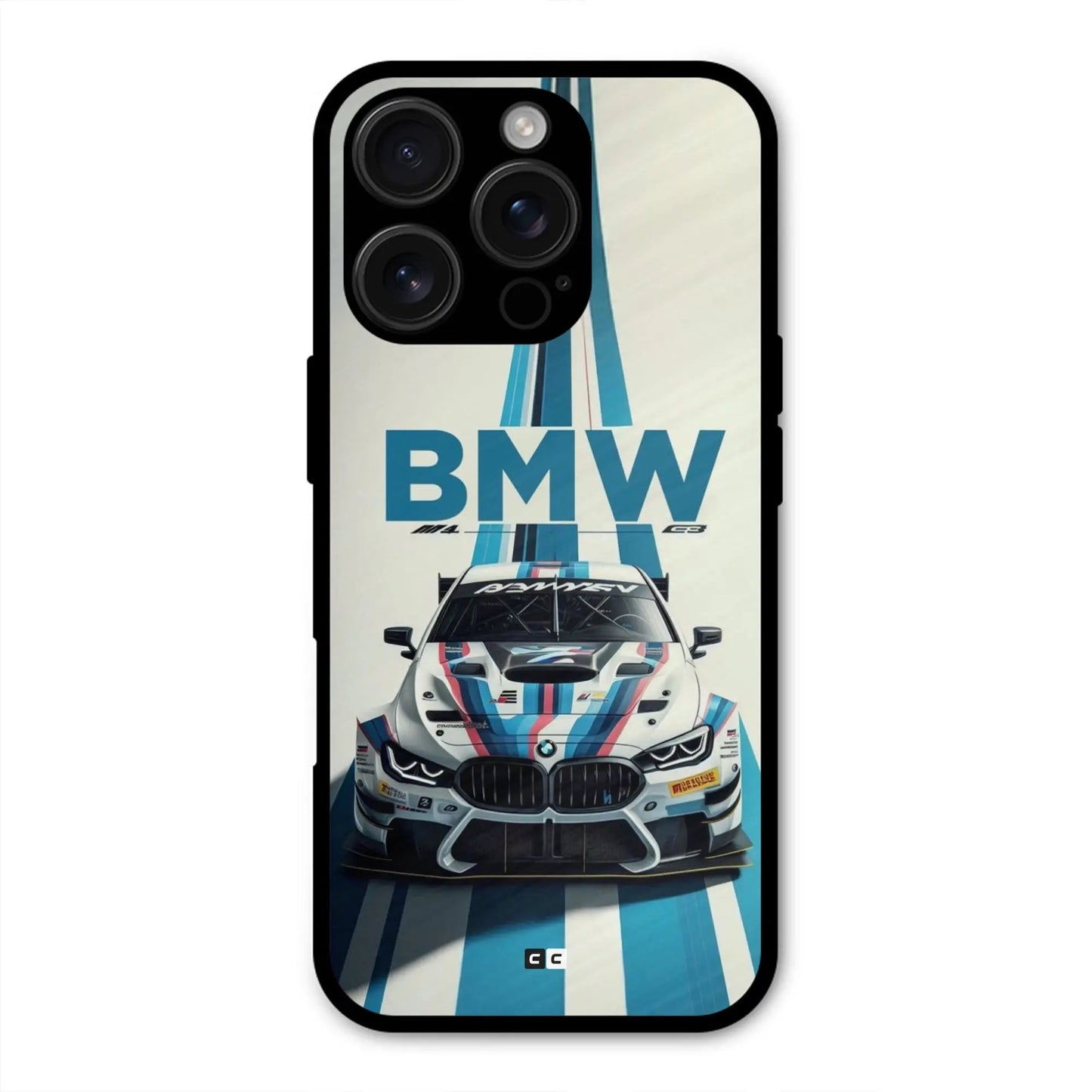 BMW GT Racing Shockproof Hybrid Protection (Metal + TPU) Back Case Cover