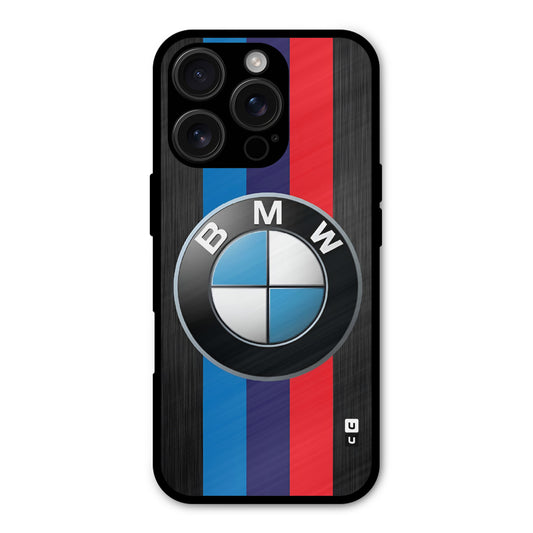 BMW Iconic Shockproof Hybrid Protection (Metal + TPU) Back Case Cover