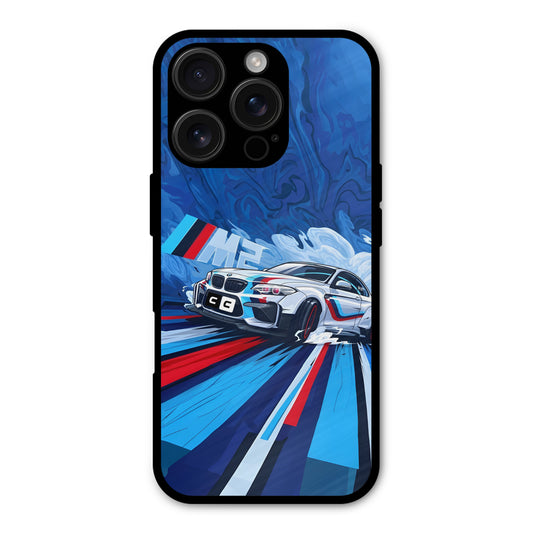 BMW M2 Sports Car Shockproof Hybrid Protection (Metal + TPU) Back Case Cover
