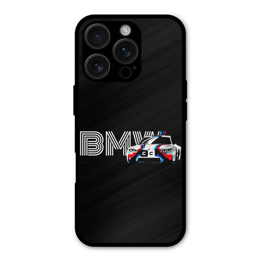 BMW Minimalistic Car Shockproof Hybrid Protection (Metal + TPU) Back Case Cover
