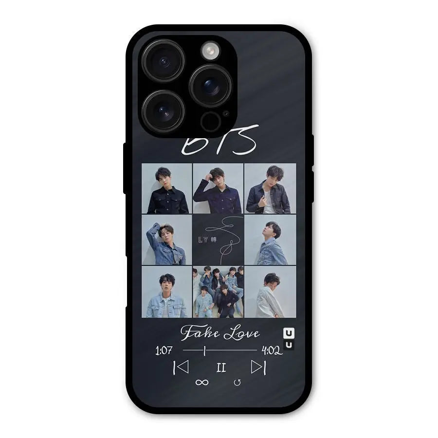 BTS Fake Love Shockproof Hybrid Protection (Metal + TPU) Back Case Cover CoversCart