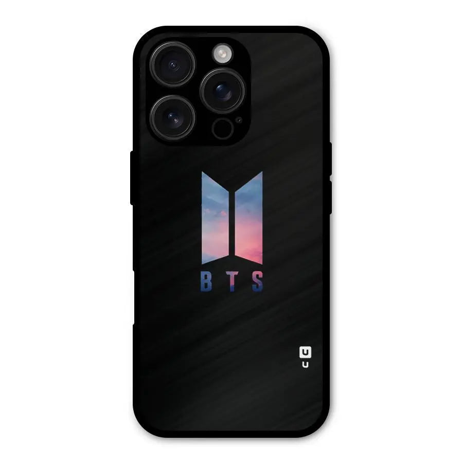 BTS Logo Sky Shockproof Hybrid Protection (Metal + TPU) Back Case Cover CoversCart