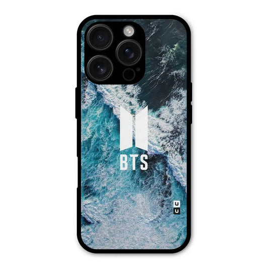 BTS Ocean Waves Shockproof Hybrid Protection (Metal + TPU) Back Case Cover CoversCart
