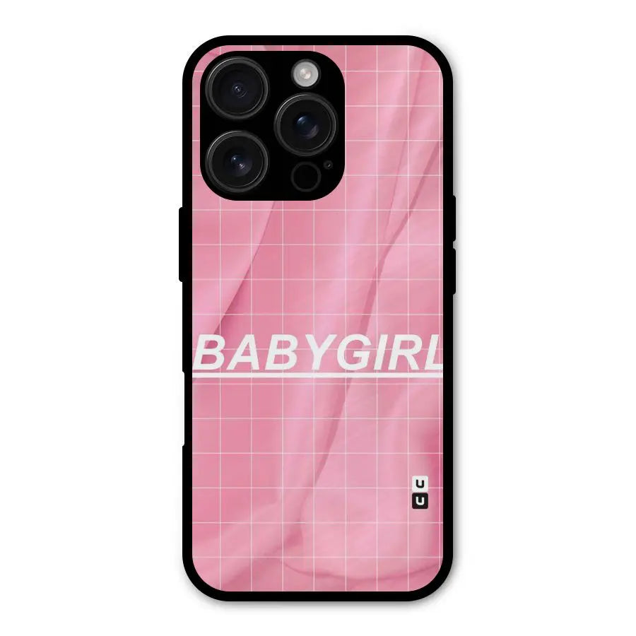 Baby Girl Check Shockproof Hybrid Protection (Metal + TPU) Back Case Cover CoversCart