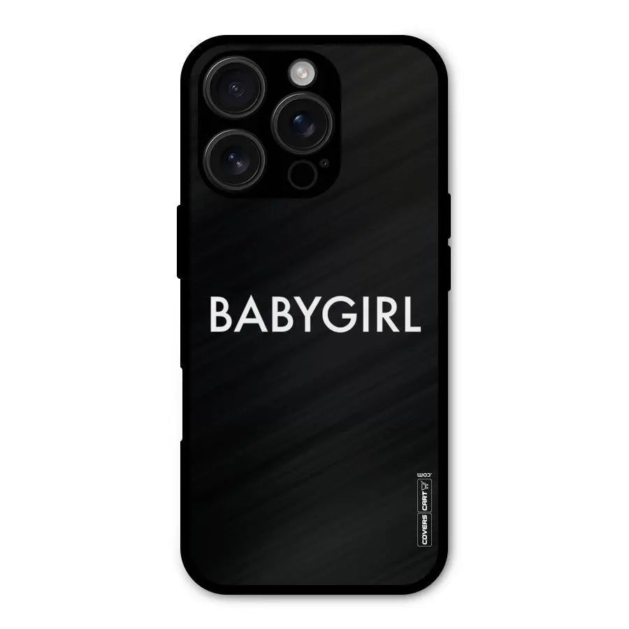 Baby Girl Shockproof Hybrid Protection (Metal + TPU) Back Case Cover CoversCart