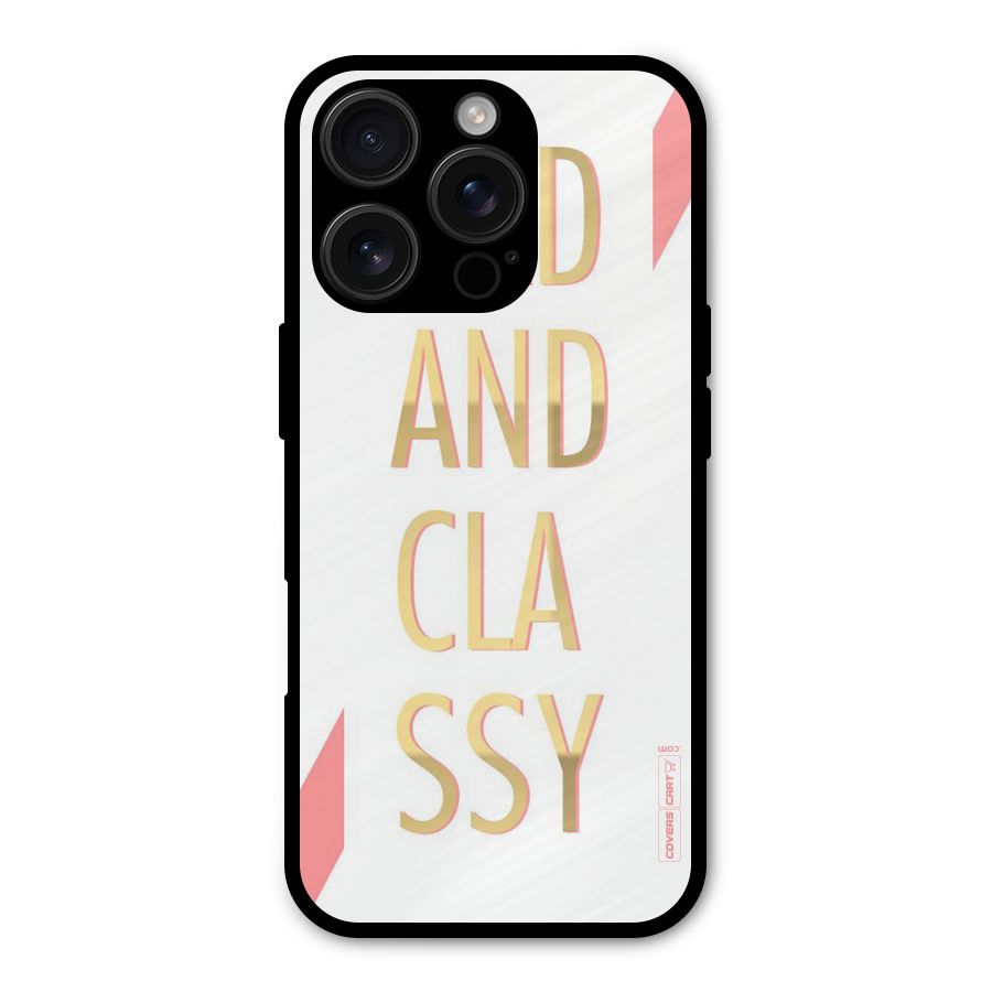 Bad And Classy Shockproof Hybrid Protection (Metal + TPU) Back Case Cover