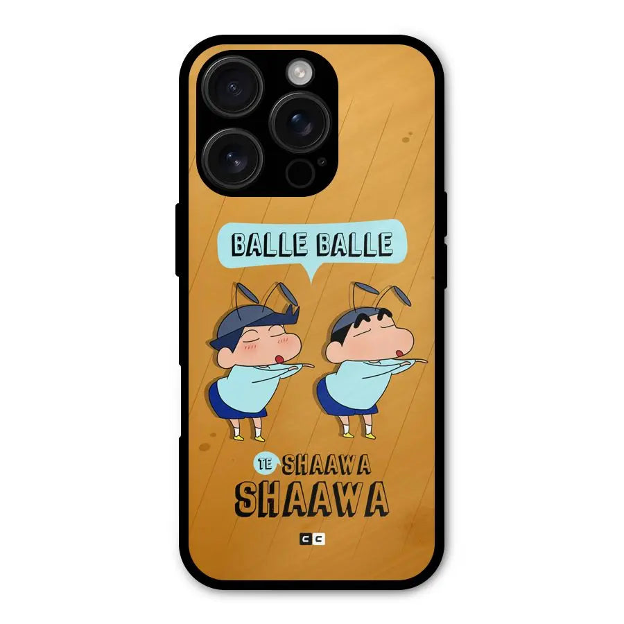 Balle Balle Shinchan Shockproof Hybrid Protection (Metal + TPU) Back Case Cover CoversCart