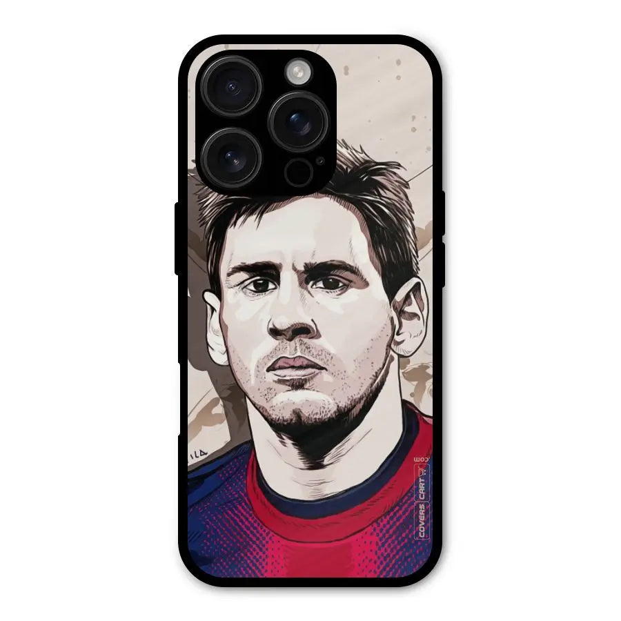 Barca King Messi Shockproof Hybrid Protection (Metal + TPU) Back Case Cover CoversCart