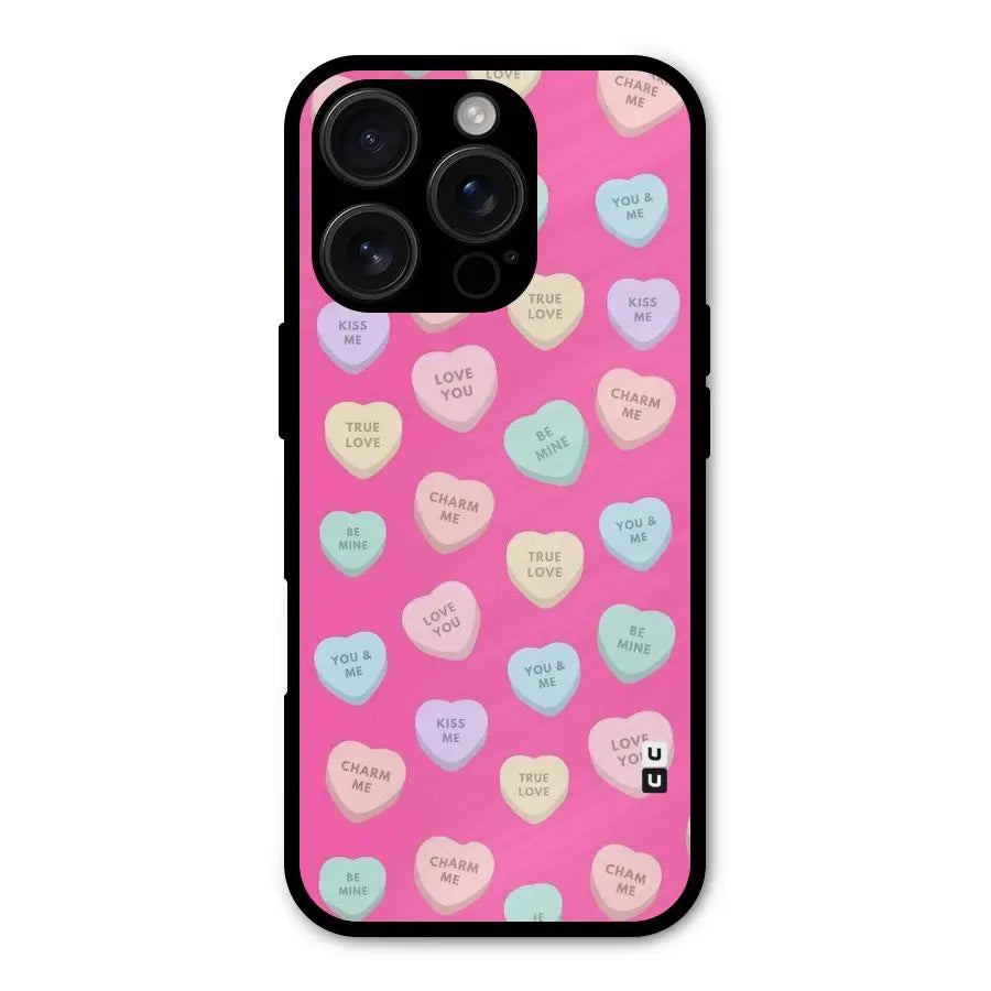 Be Mine Hearts Pattern Shockproof Hybrid Protection (Metal + TPU) Back Case Cover CoversCart