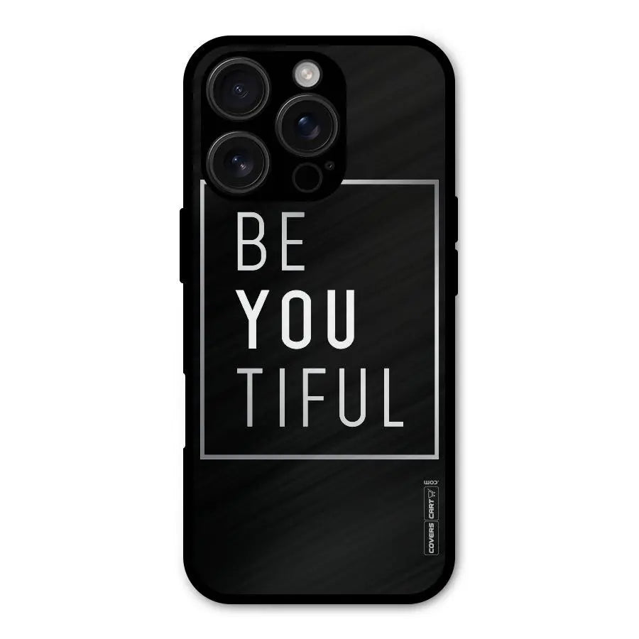 Be You Beautiful Shockproof Hybrid Protection (Metal + TPU) Back Case Cover CoversCart