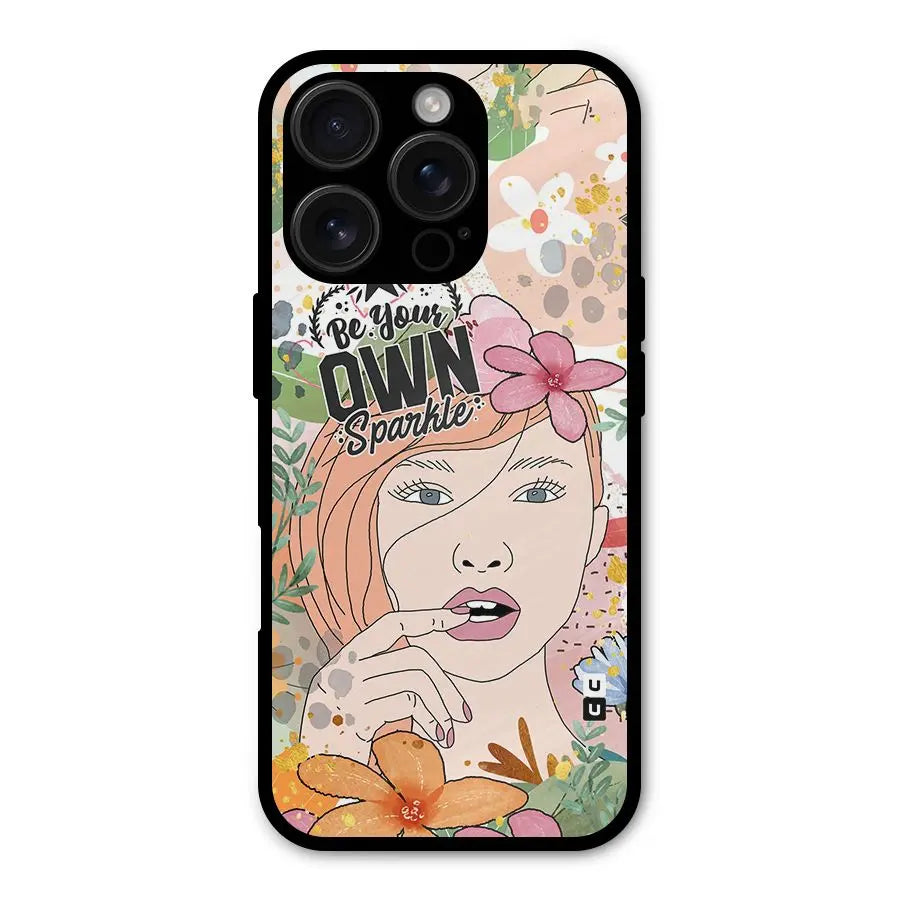 Be Your Own Sparkle Shockproof Hybrid Protection (Metal + TPU) Back Case Cover CoversCart