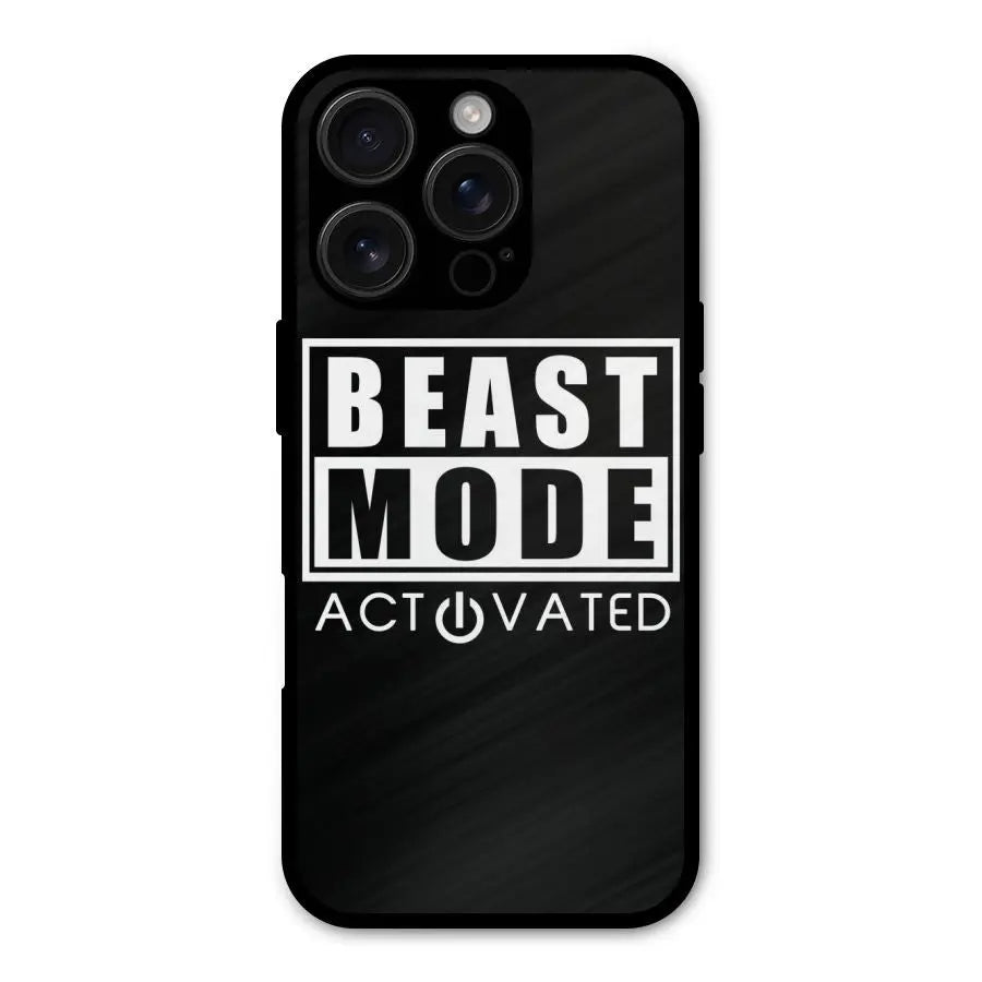 Beast Mode Activated Shockproof Hybrid Protection (Metal + TPU) Back Case Cover CoversCart