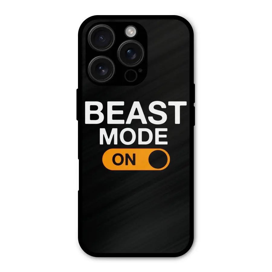 Beast Mode Switched On Shockproof Hybrid Protection (Metal + TPU) Back Case Cover CoversCart