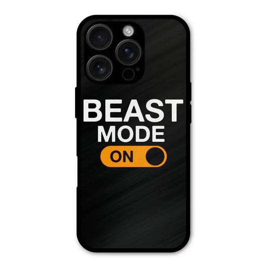 Beast Mode Switched On Shockproof Hybrid Protection (Metal + TPU) Back Case Cover CoversCart