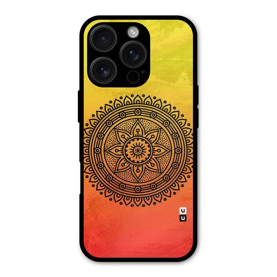 Beautiful Circle Art Shockproof Hybrid Protection (Metal + TPU) Back Case Cover CoversCart