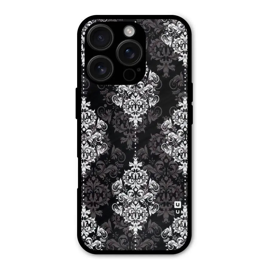 Beautiful Grey Pattern Shockproof Hybrid Protection (Metal + TPU) Back Case Cover CoversCart