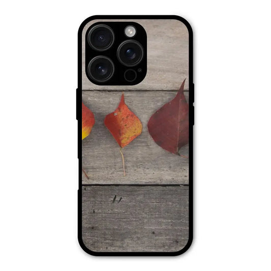 Beautiful Wood Leafs Shockproof Hybrid Protection (Metal + TPU) Back Case Cover CoversCart