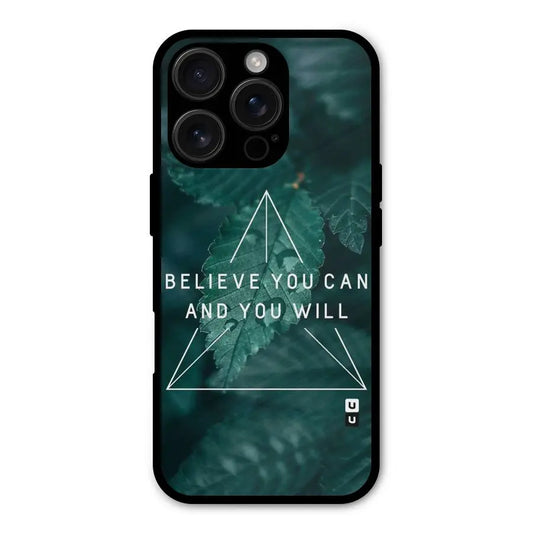 Believe You Can Motivation Shockproof Hybrid Protection (Metal + TPU) Back Case Cover CoversCart