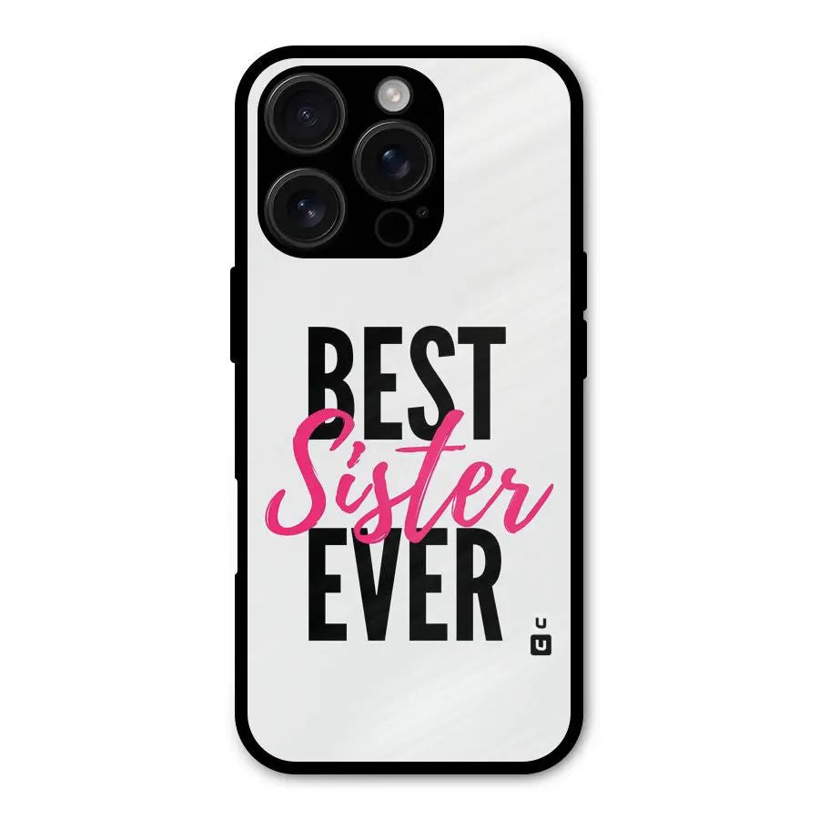 Best Sister Ever Shockproof Hybrid Protection (Metal + TPU) Back Case Cover CoversCart