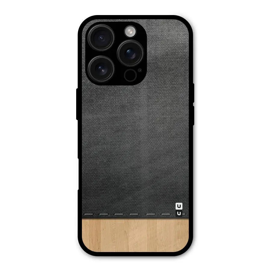 Bicolor Wood Texture Shockproof Hybrid Protection (Metal + TPU) Back Case Cover CoversCart