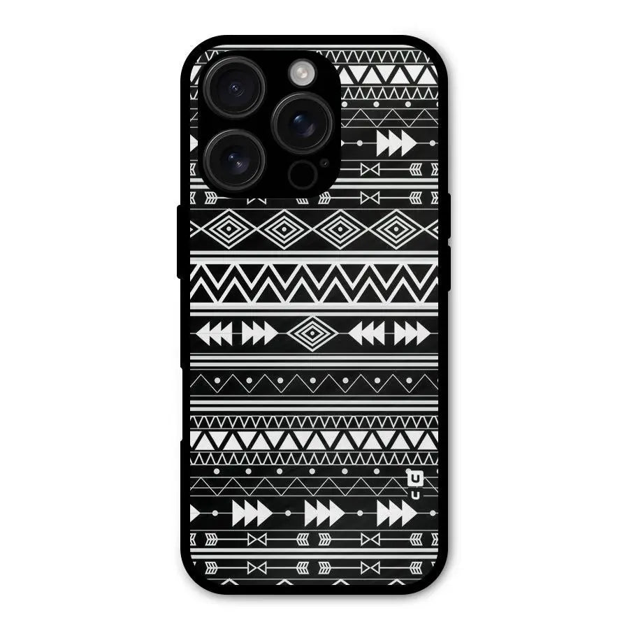 Black Aztec Creativity Shockproof Hybrid Protection (Metal + TPU) Back Case Cover CoversCart