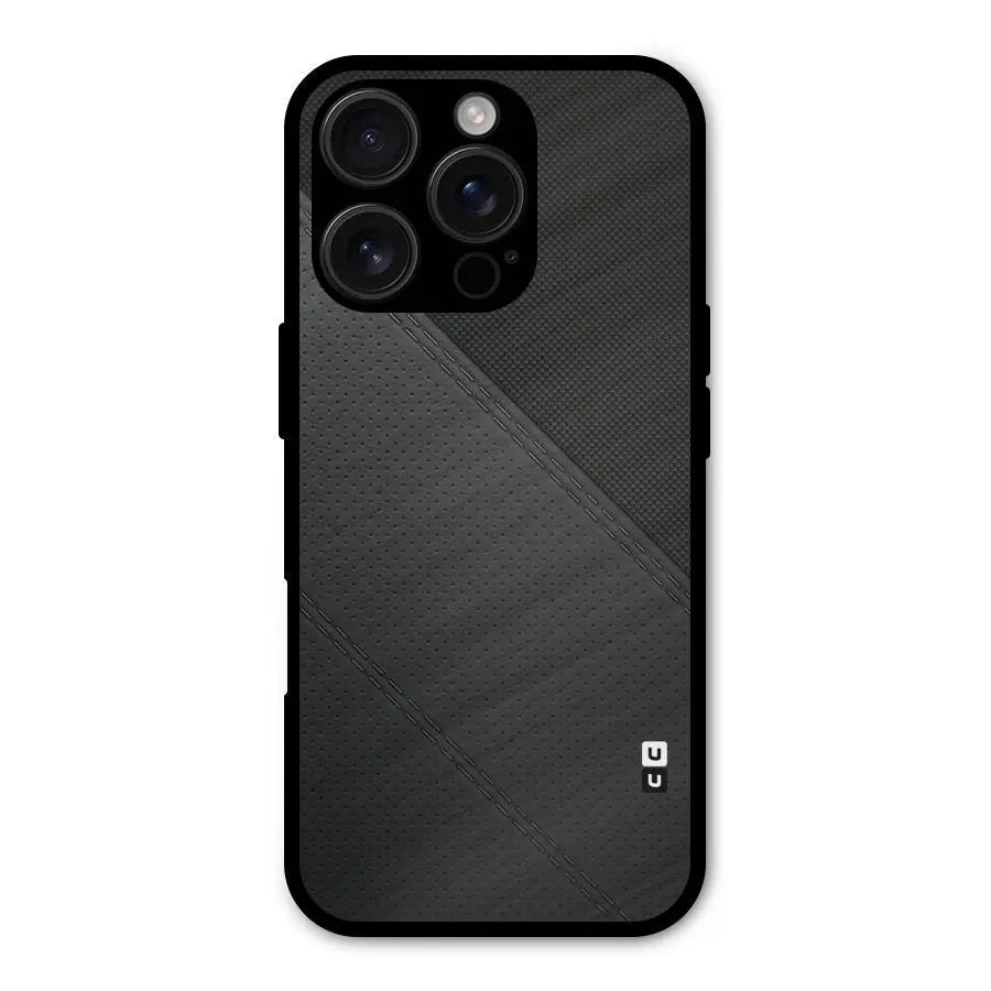 Black Polka Stripe Shockproof Hybrid Protection (Metal + TPU) Back Case Cover CoversCart