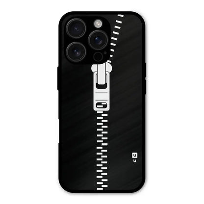 Black Zipper Shockproof Hybrid Protection (Metal + TPU) Back Case Cover CoversCart