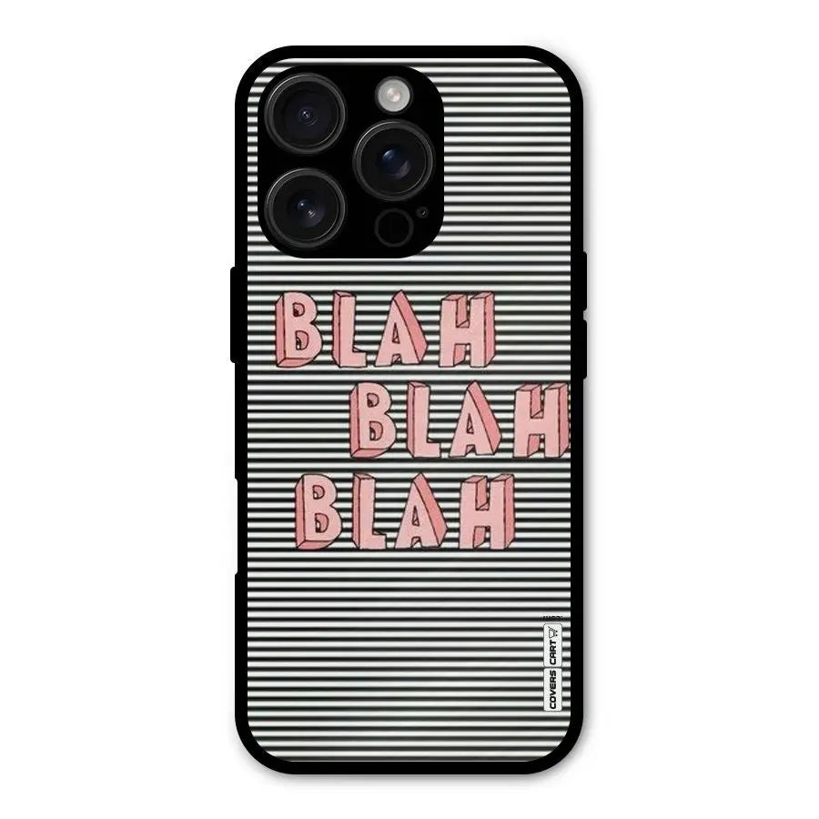 Blah Stripes Shockproof Hybrid Protection (Metal + TPU) Back Case Cover CoversCart
