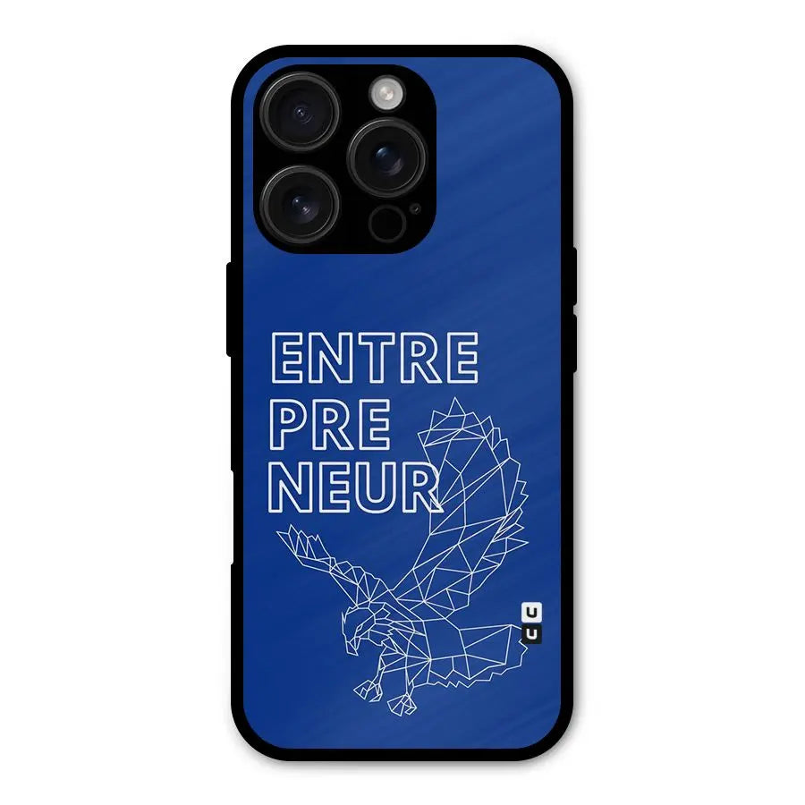 Blue Entrepreneur Shockproof Hybrid Protection (Metal + TPU) Back Case Cover CoversCart
