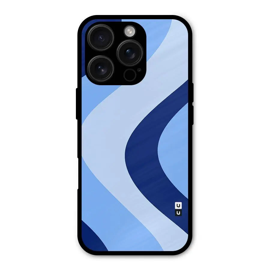 Blue Shade Curves Shockproof Hybrid Protection (Metal + TPU) Back Case Cover CoversCart