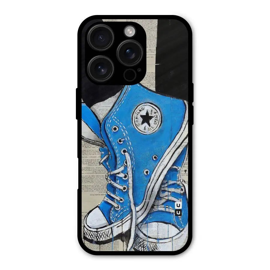 Blue Shoes Shockproof Hybrid Protection (Metal + TPU) Back Case Cover CoversCart