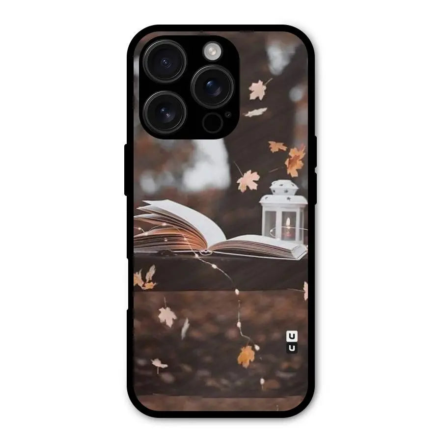 Book and Fall Leaves Shockproof Hybrid Protection (Metal + TPU) Back Case Cover CoversCart