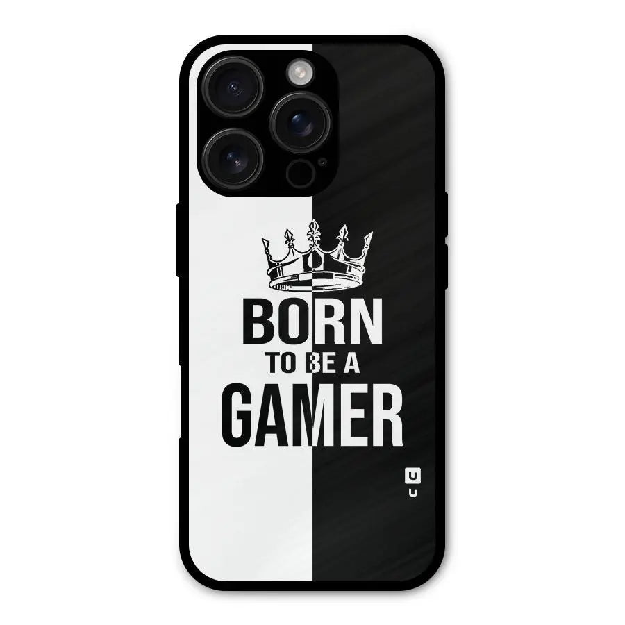 Born To Be Gamer Shockproof Hybrid Protection (Metal + TPU) Back Case Cover CoversCart