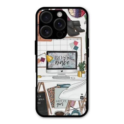 Boss Babe Shockproof Hybrid Protection (Metal + TPU) Back Case Cover CoversCart