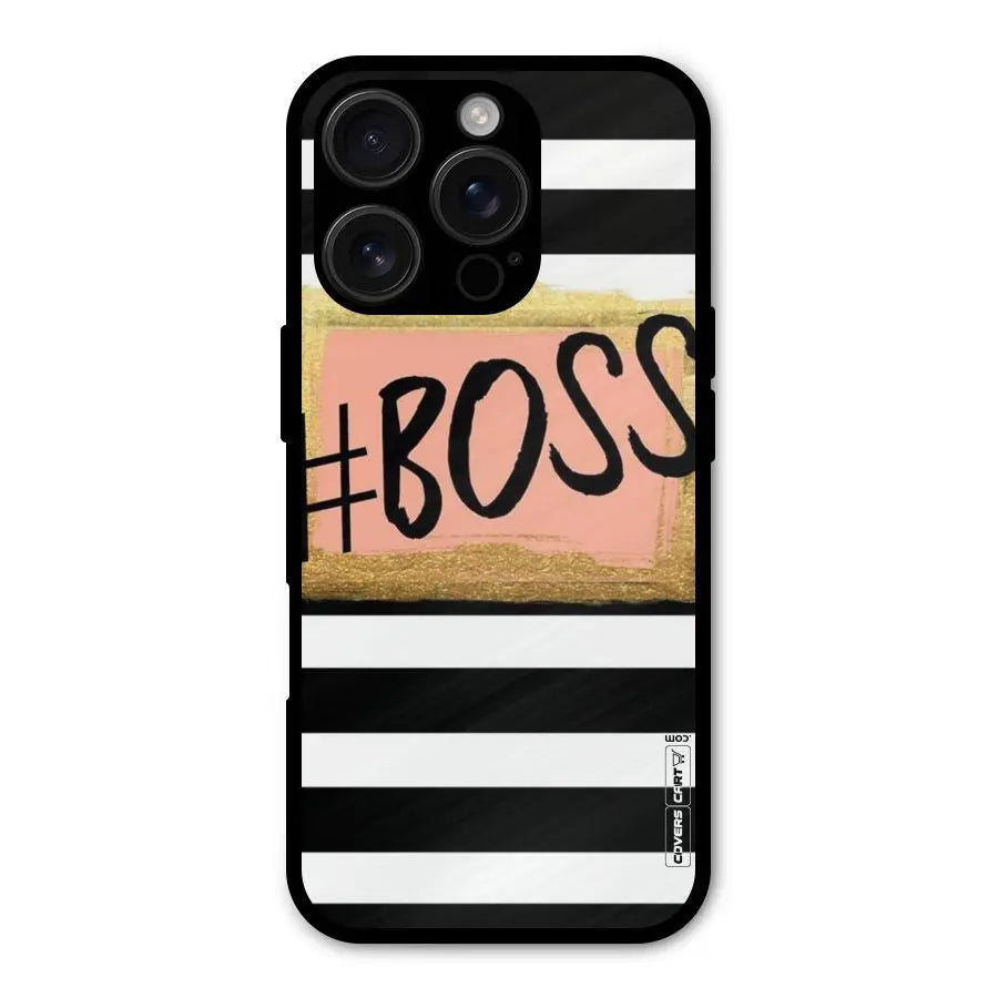 Boss Stripes Shockproof Hybrid Protection (Metal + TPU) Back Case Cover CoversCart